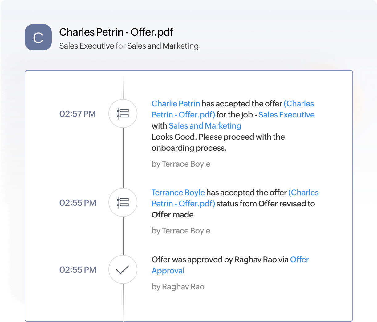 Keep tabs on every offer