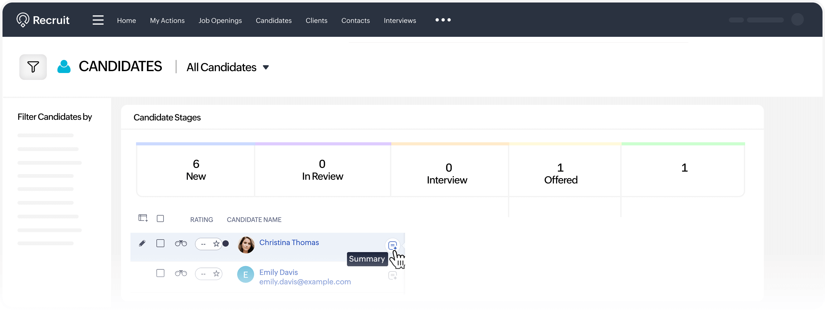 A faster way to scan profiles