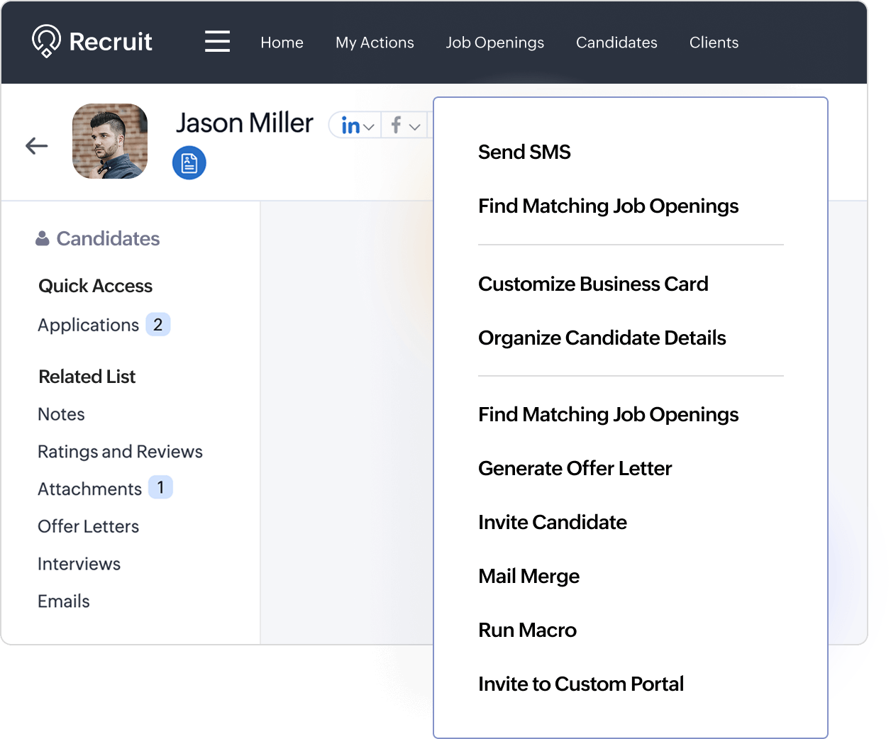 Send offer letters in seconds