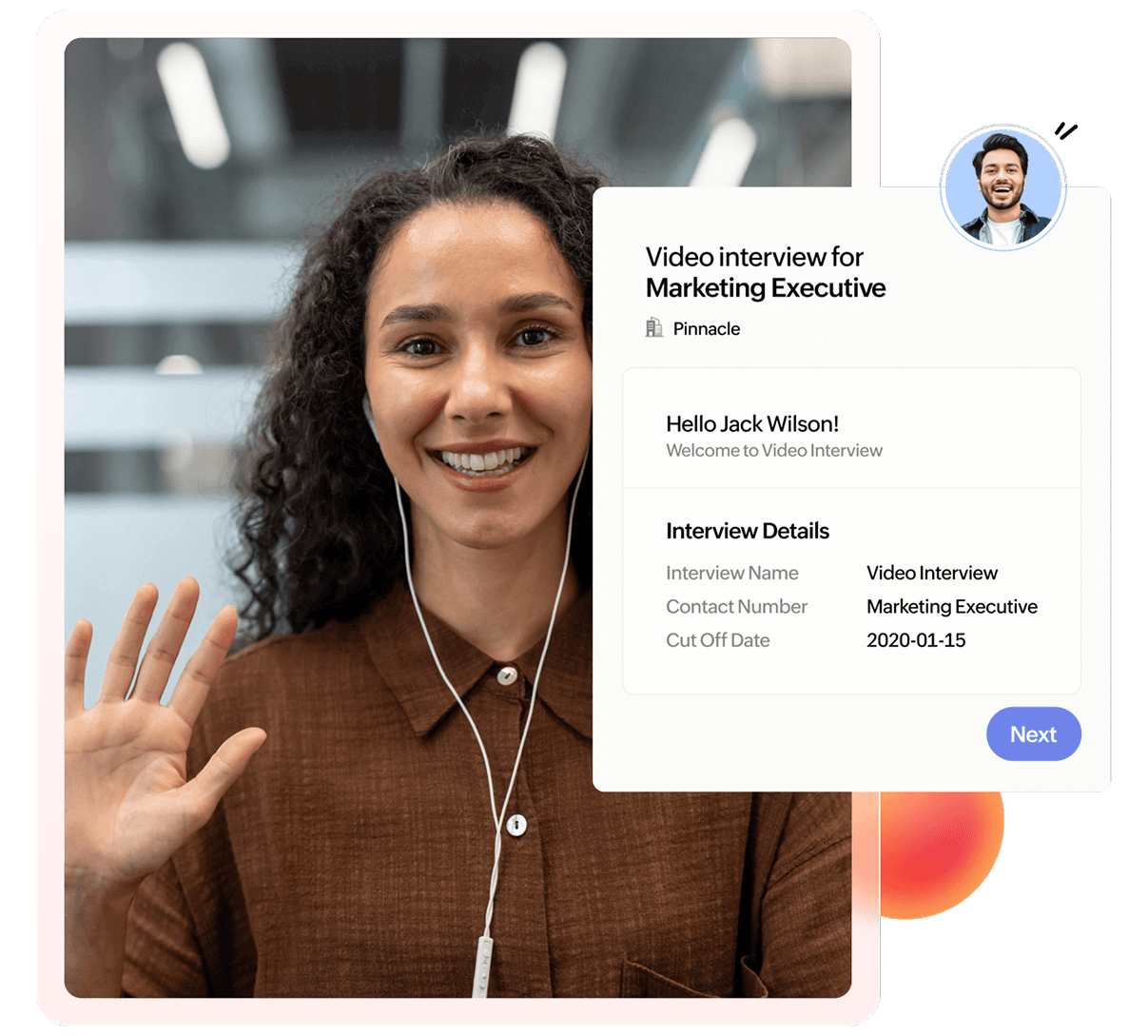 Zoho Recruit video interview