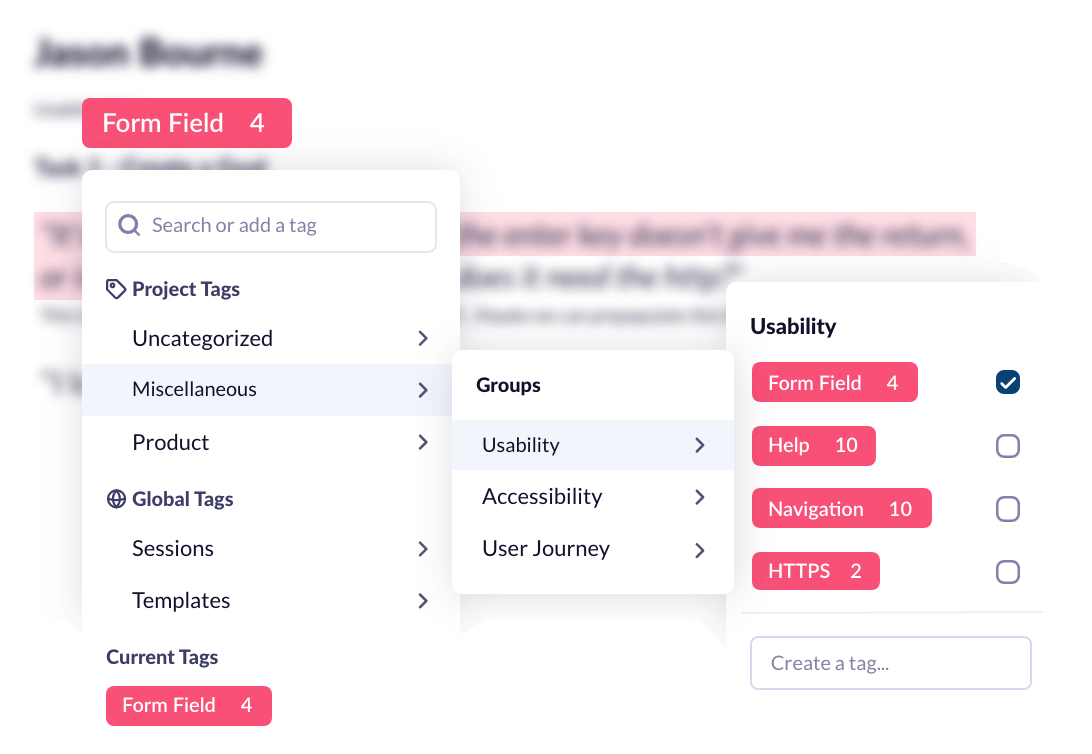 Organize observations with tags