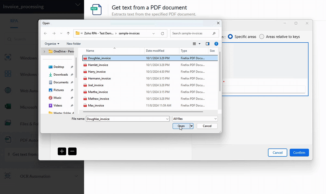 Document automation PDF