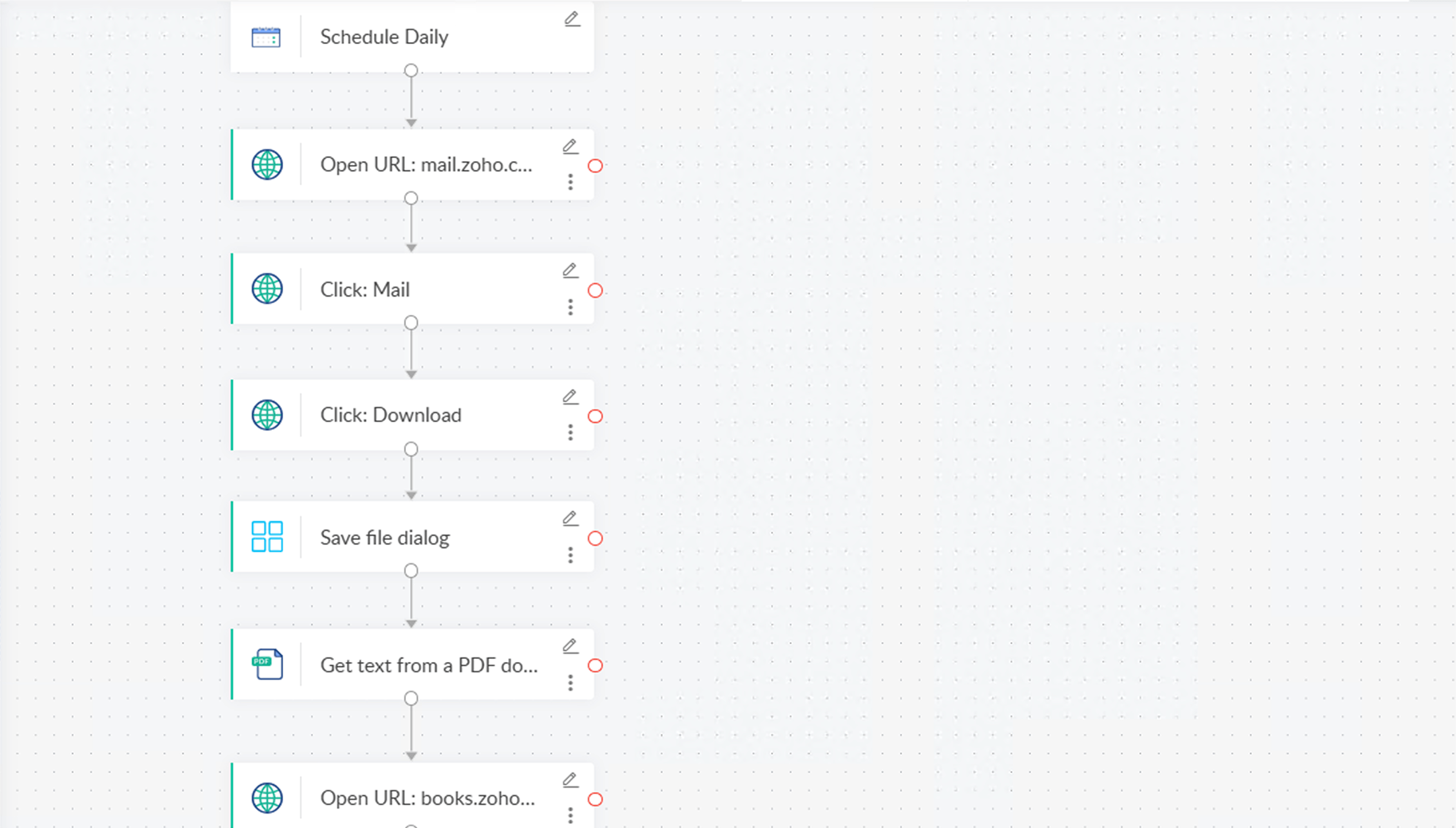 RPA PDF automation window