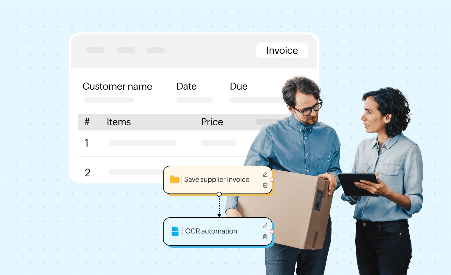 Supplier invoice processing
