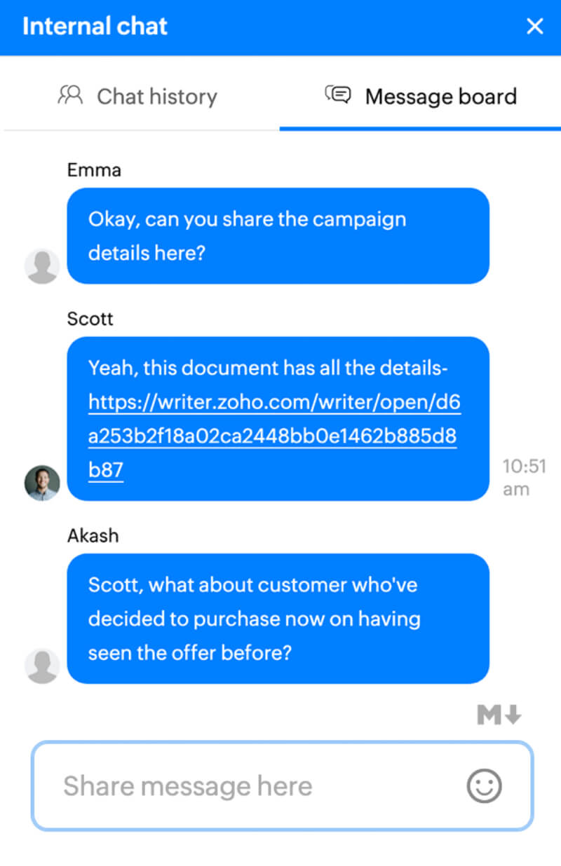 Message board discussion about an offer