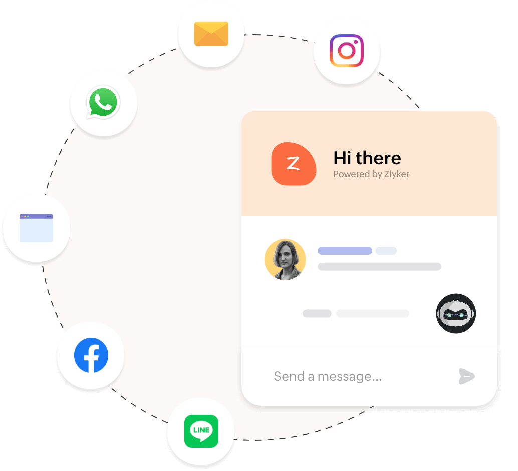 Omnichannel live chat software for education
