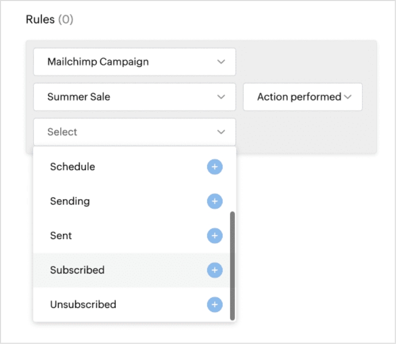Effortless prioritization with Mailchimp integration