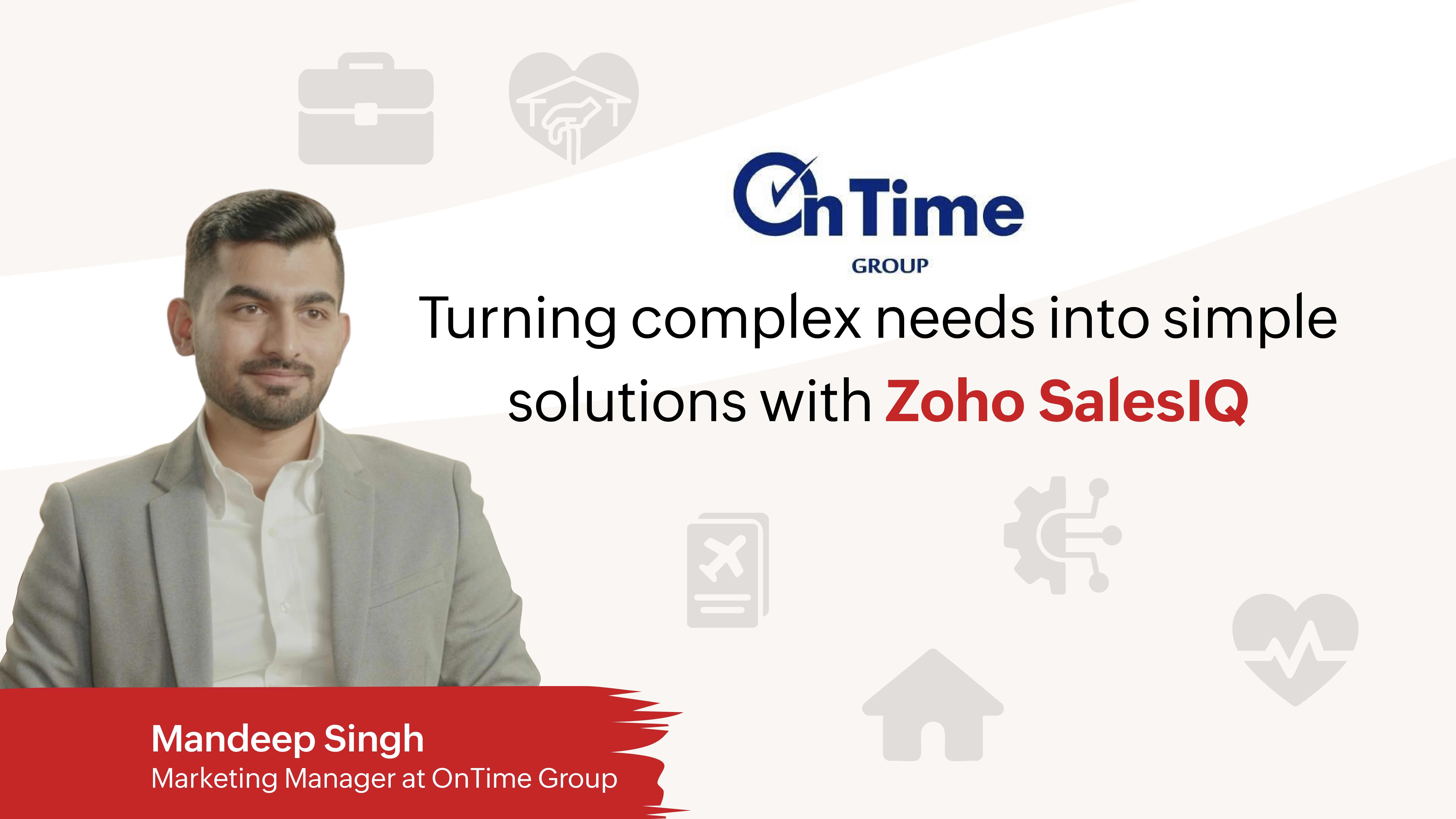 Ontime group reduced their operationsl costs by 30-40% with SalesIQ