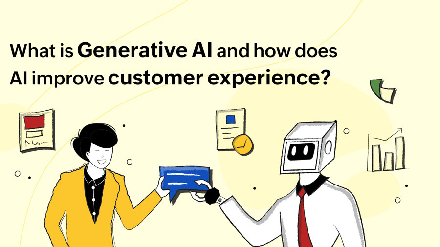 What is Generative AI and how does AI improve customer experience?