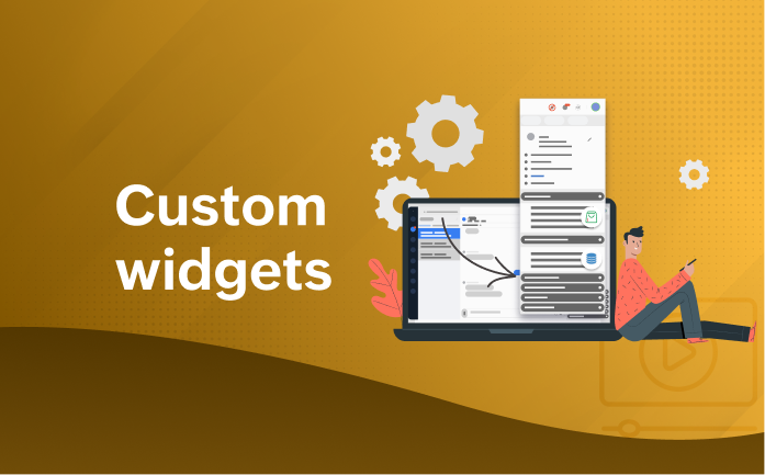 View additional data from your external apps right inside SalesIQ via widgets