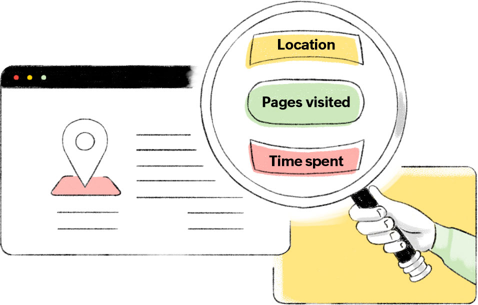 無料のサイト訪問者追跡機能