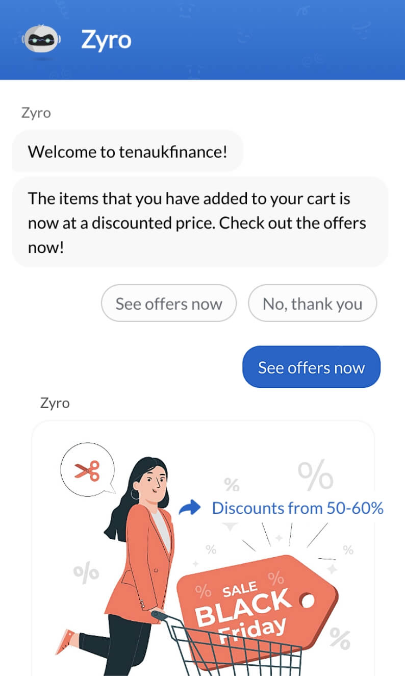 Reduce cart abandonment with ecommerce live chat software
