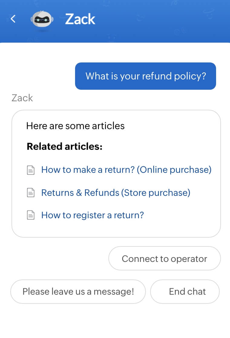Improve ecommerce customer support with live chat