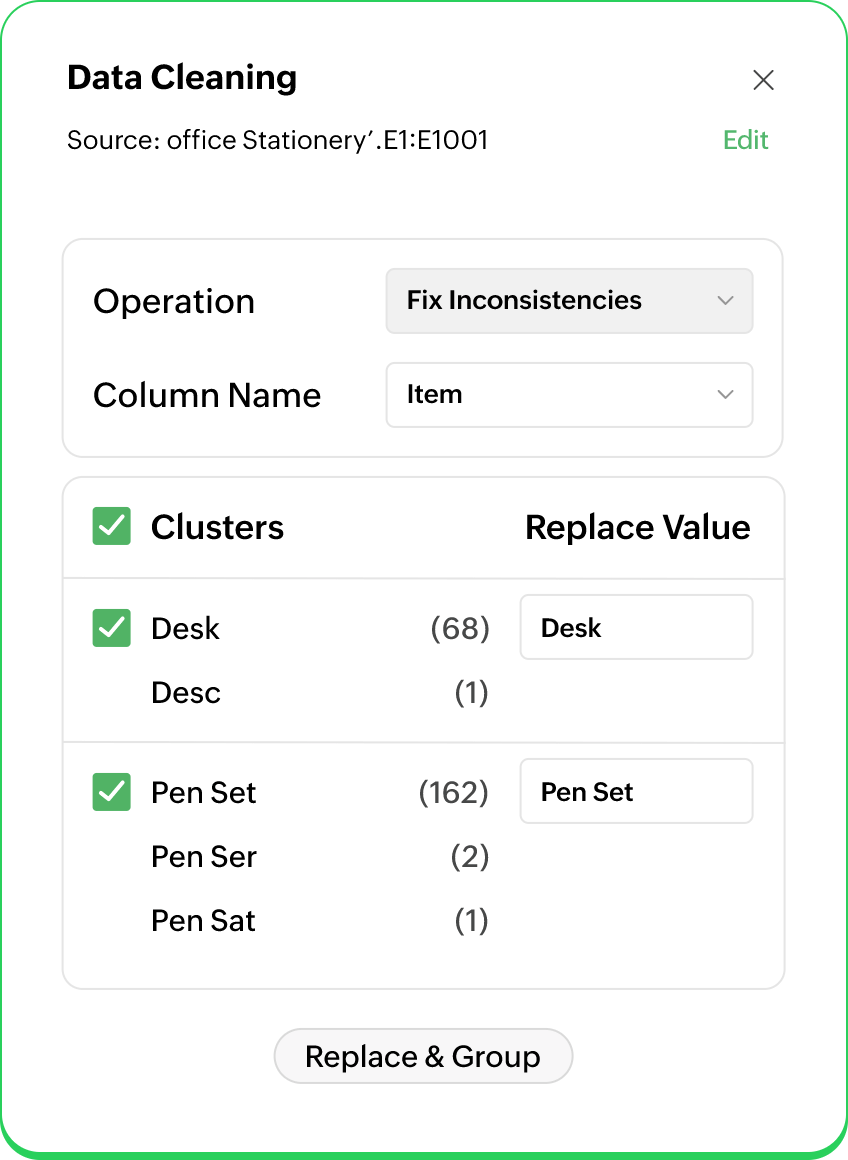 Automate data processing