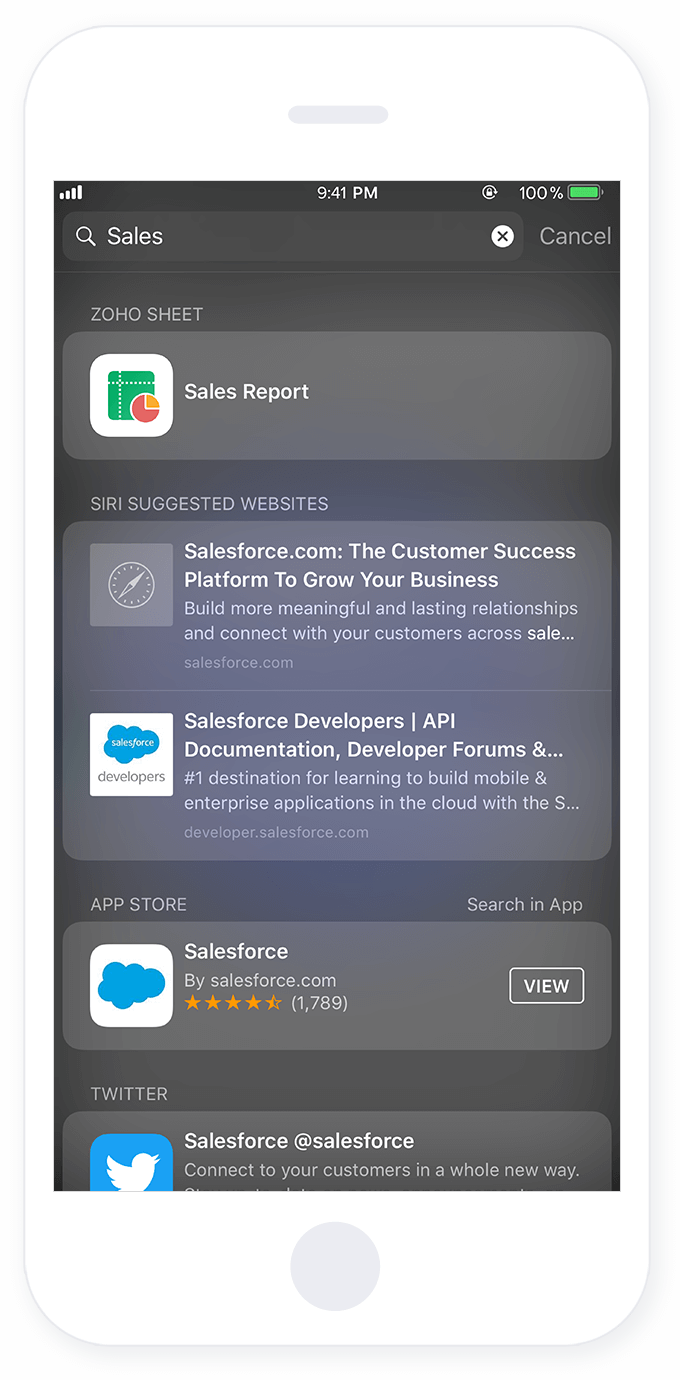 Cerca rapidamente i file