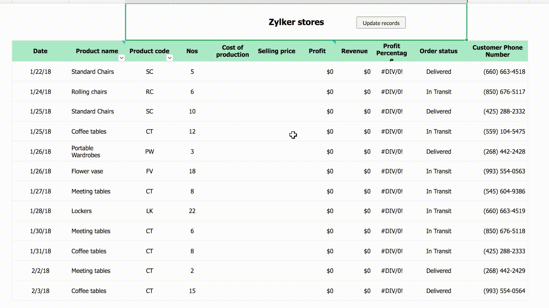An animation demonstrating the use of VBA (Visual Basic for Applications) expertise in Zoho Sheets, showing the process of automating tasks and enhancing spreadsheet functionality.