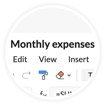 Spreadsheet nomenclature