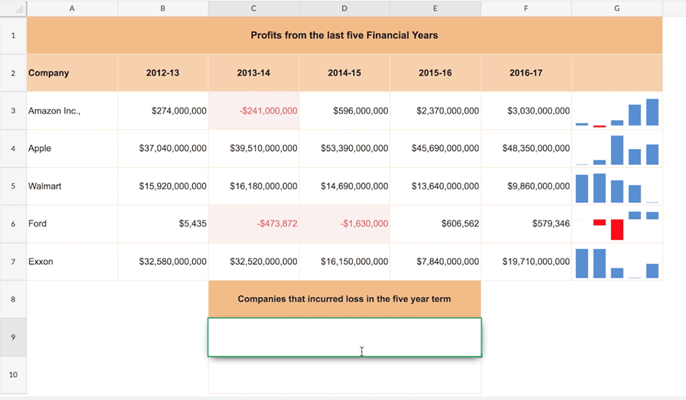 Use the FILTER function to pul desired reports out of your data.