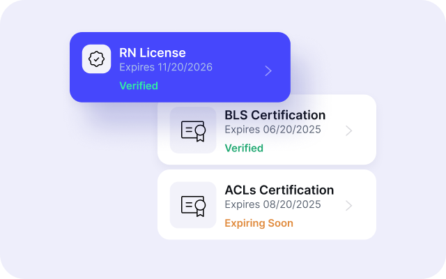 Credential tracking