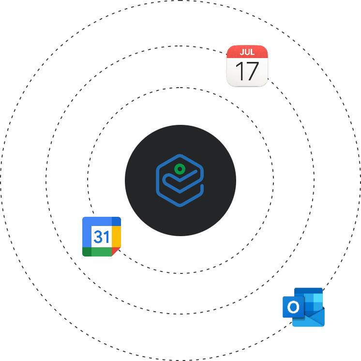 Syncing schedules with personal calendars