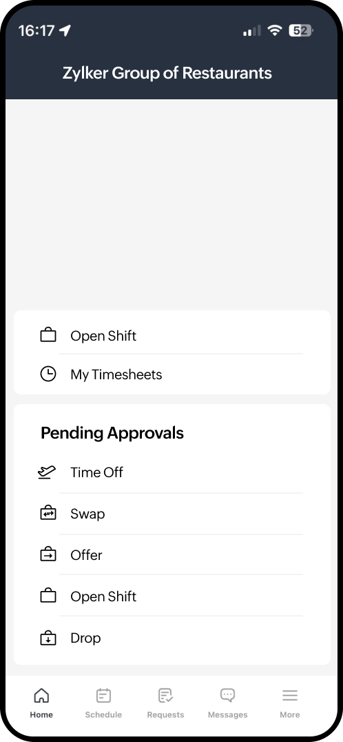 A robust app for all your scheduling and time tracking needs