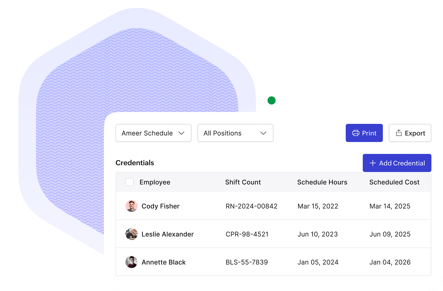PBJ reporting dashboard