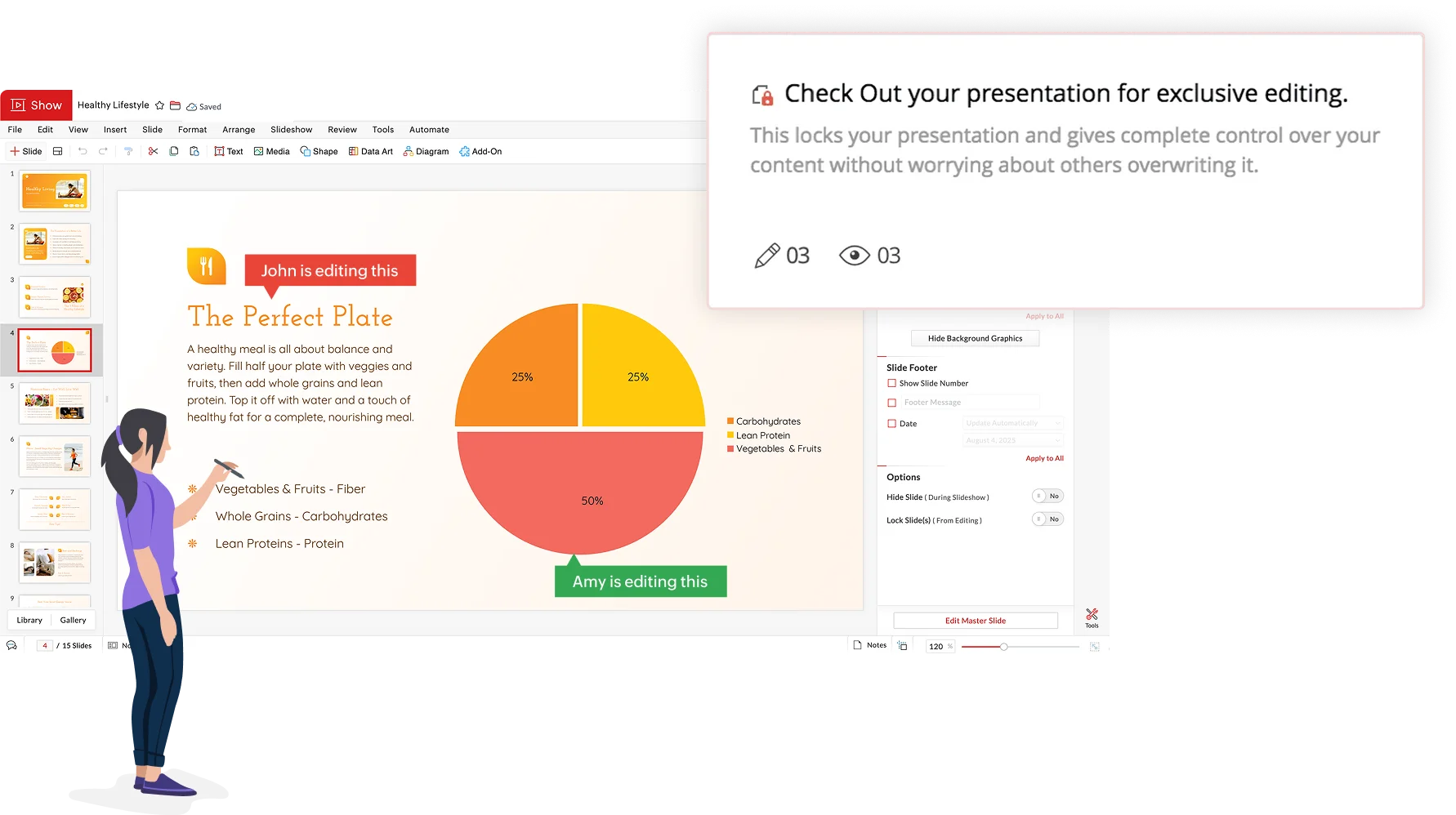 Check-in to make edits visible to collaborators