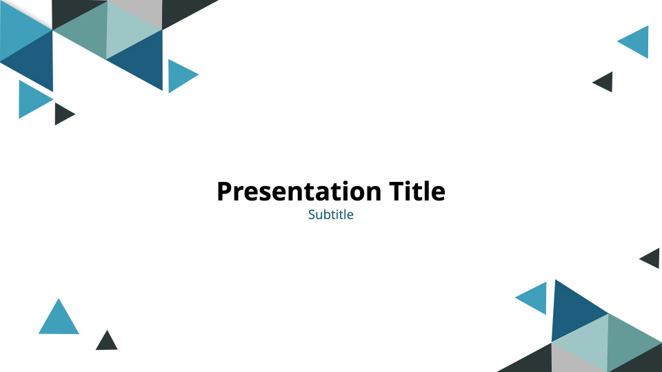 Abstract presentation theme