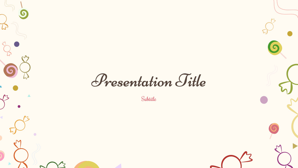 Candy presentation theme