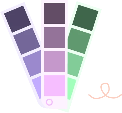 Color palettes displayed