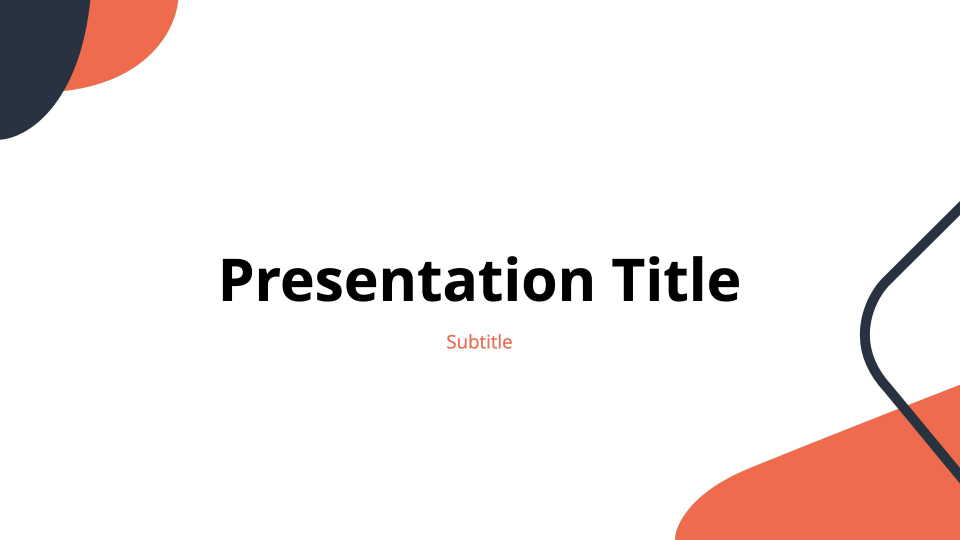 Contrast presentation theme