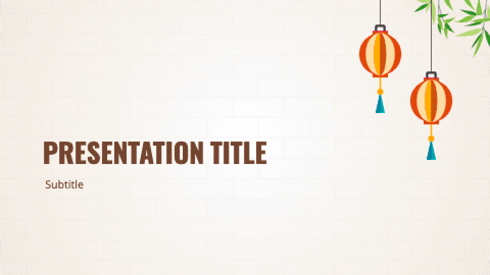 Cultural presentation theme