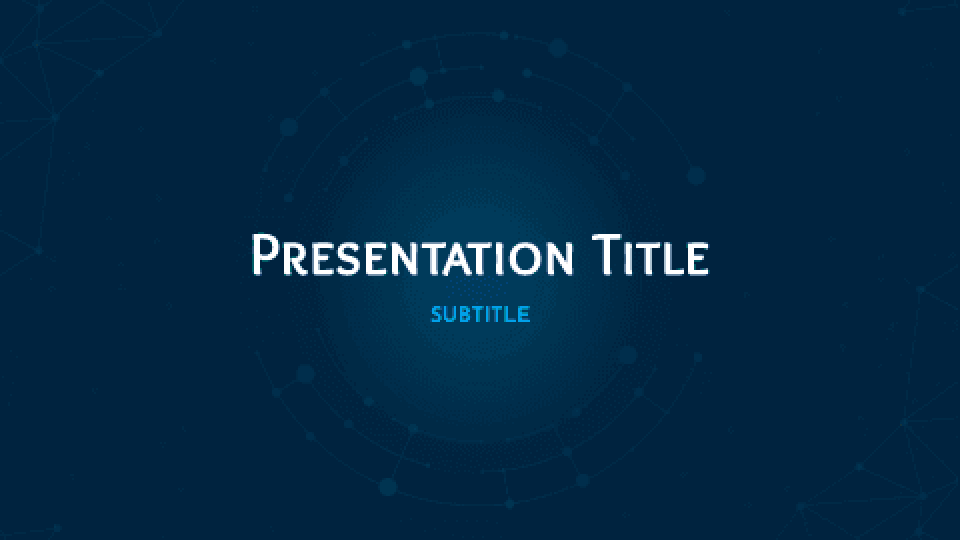Evolutionary presentation theme
