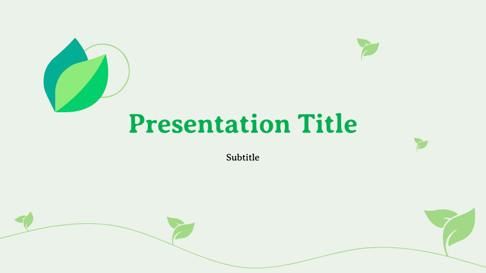 Flora presentation theme