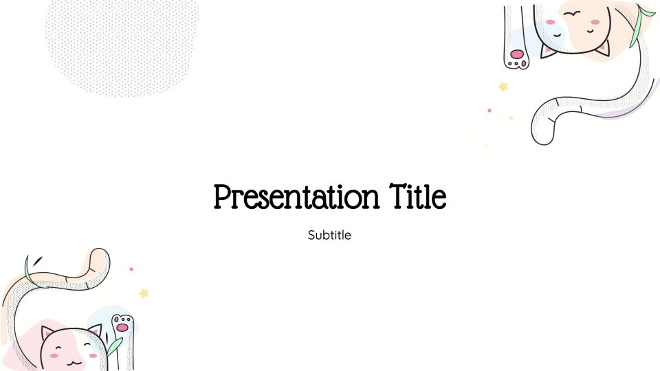 Kitty Cat presentation theme