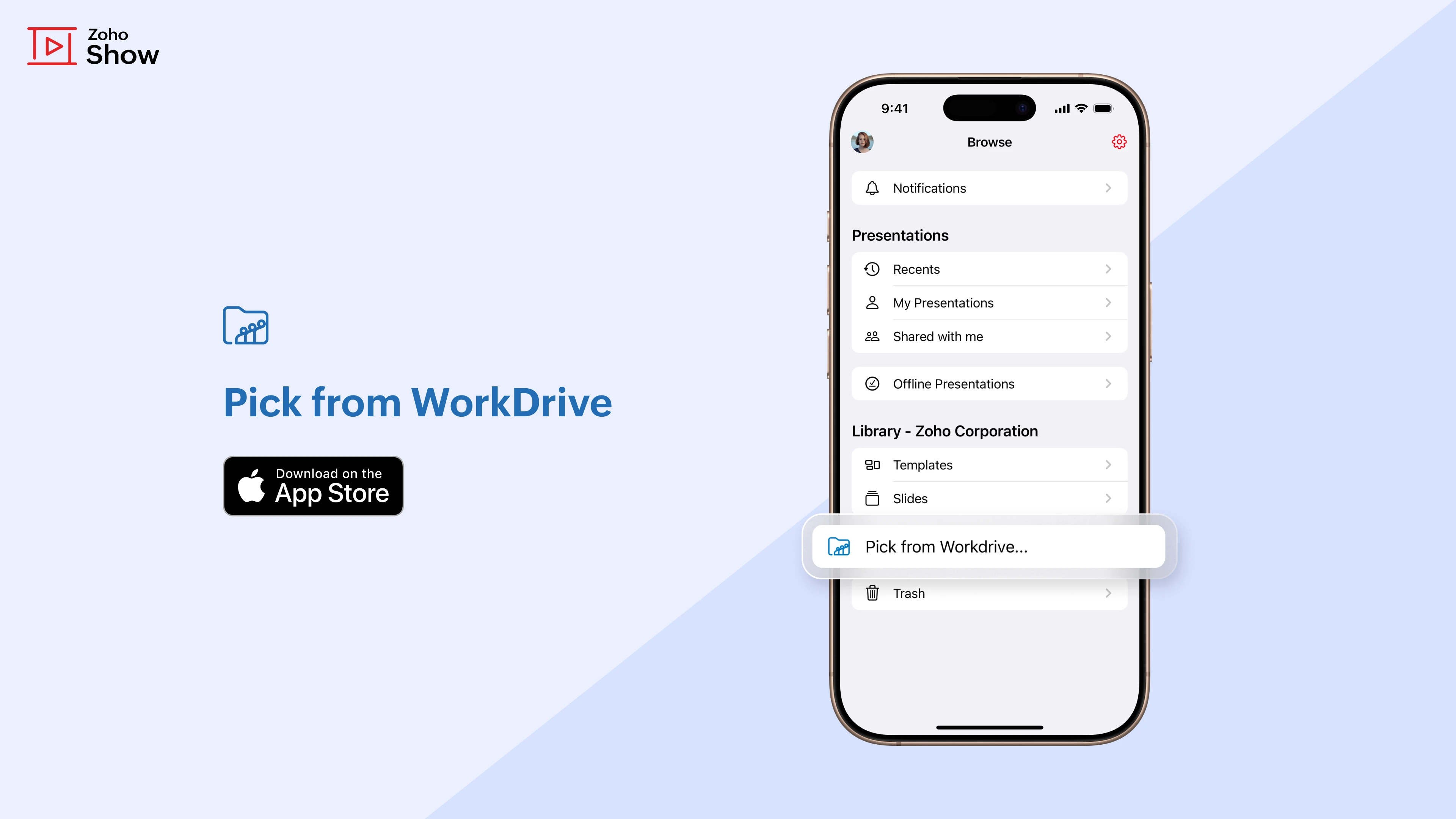 All new Zoho Show