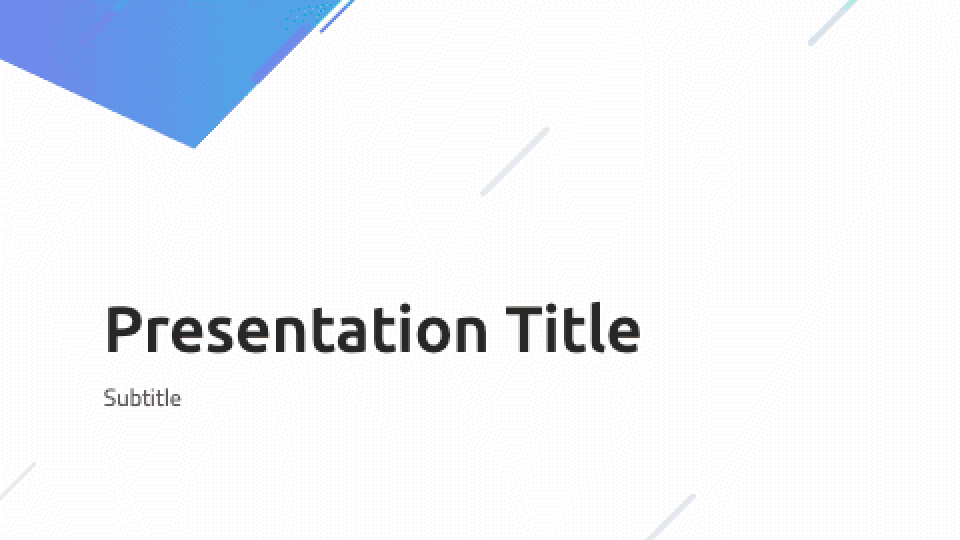 Strokes presentation theme