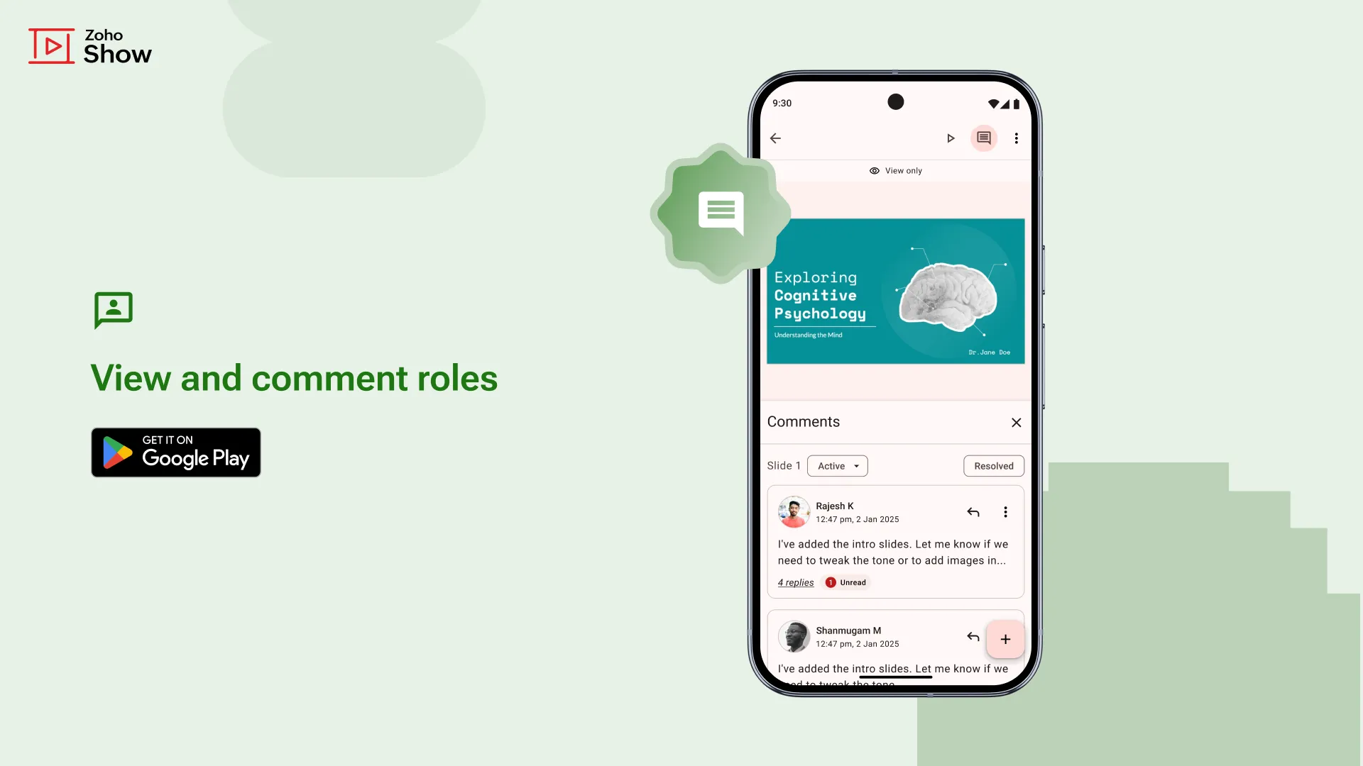 All new Zoho Show
