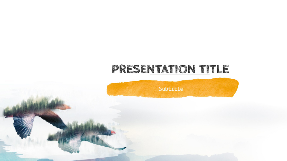 Wildlife presentation theme