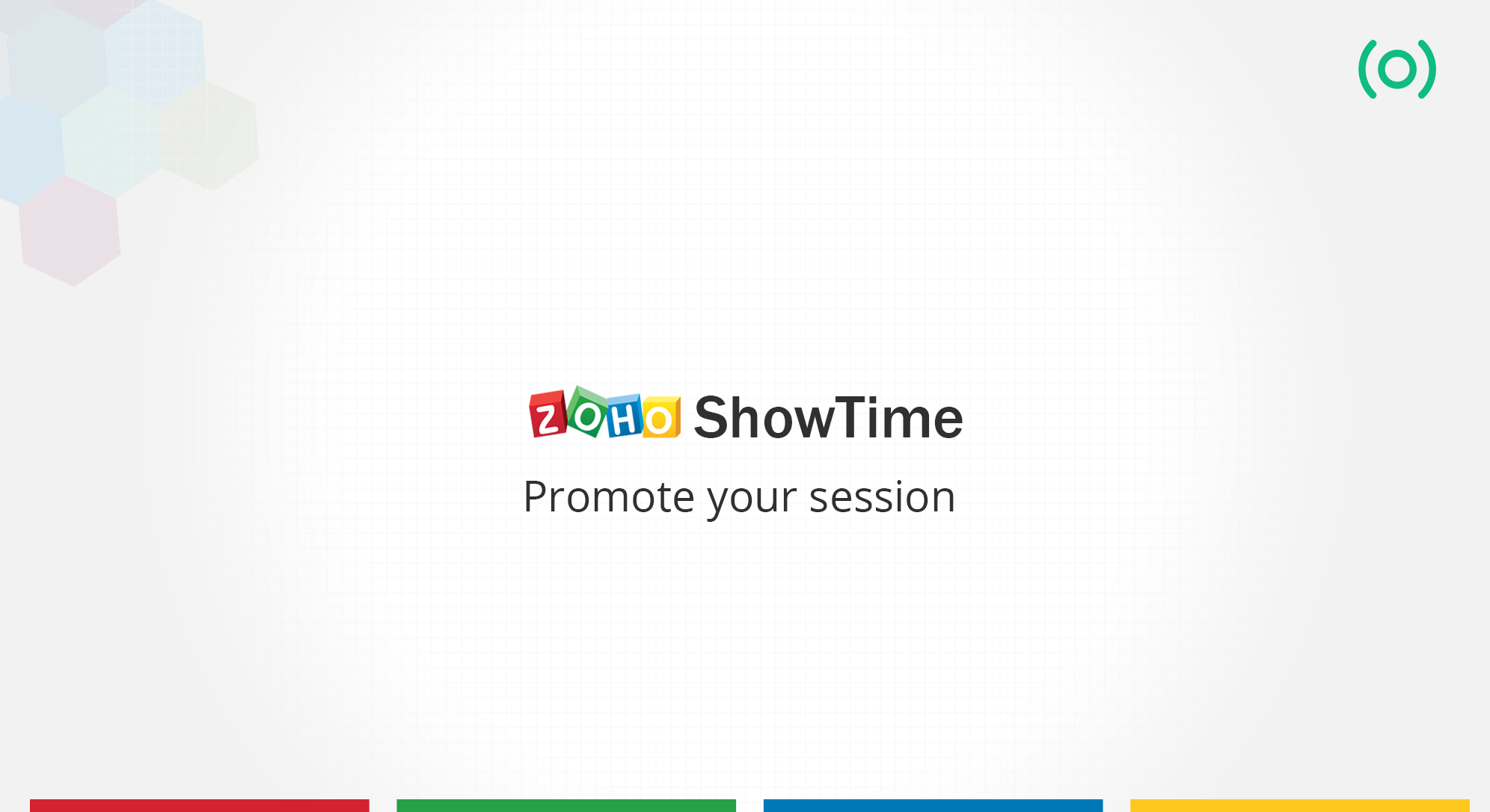 Promote your session