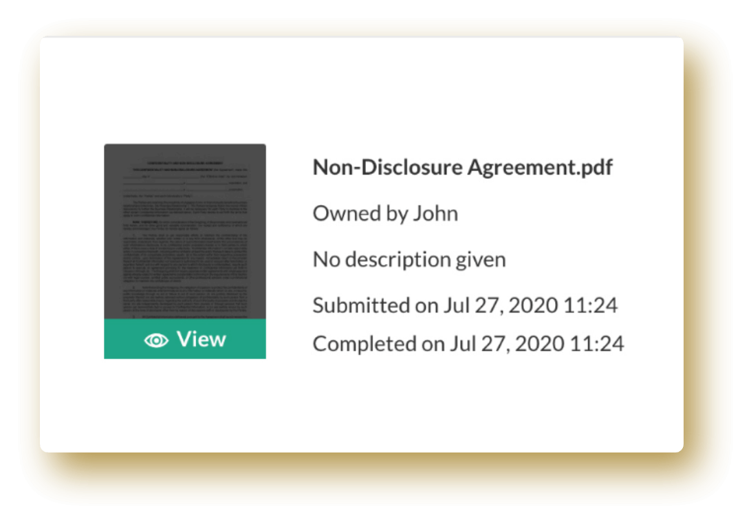 non disclosure