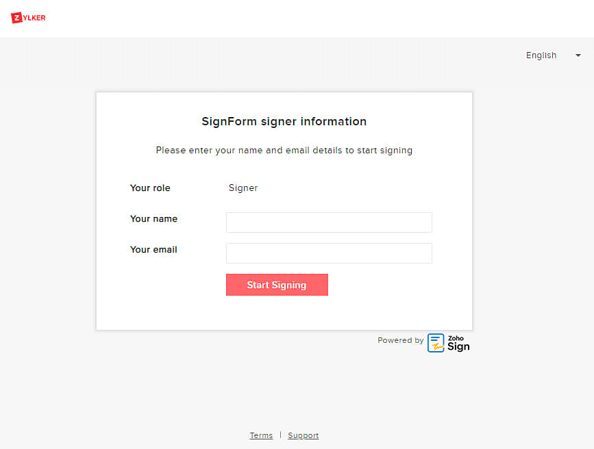かんたんに署名