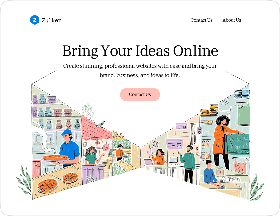 Website built with Zoho Sites