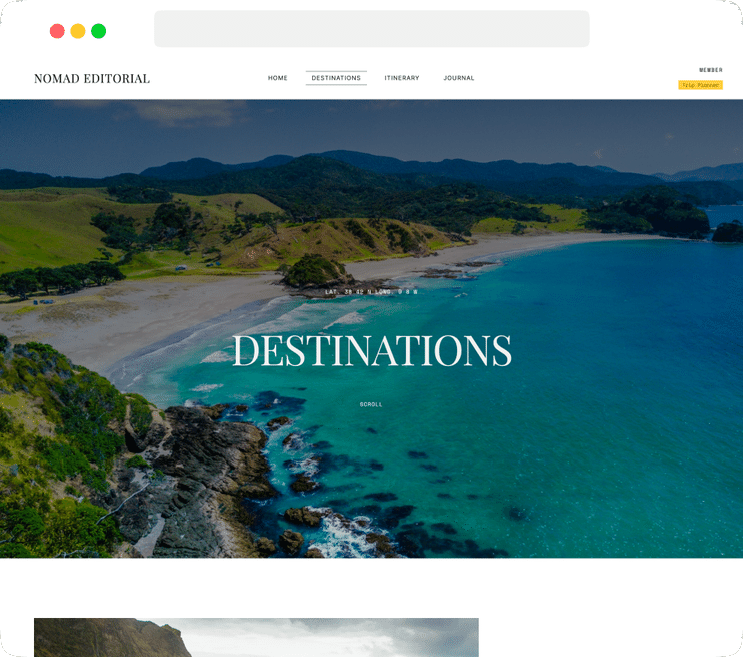 Community hub with events and member directory