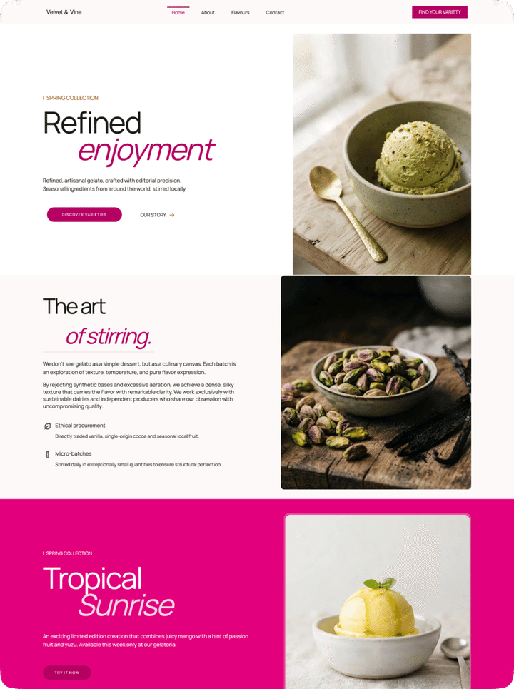 True Blooms flower shop website template