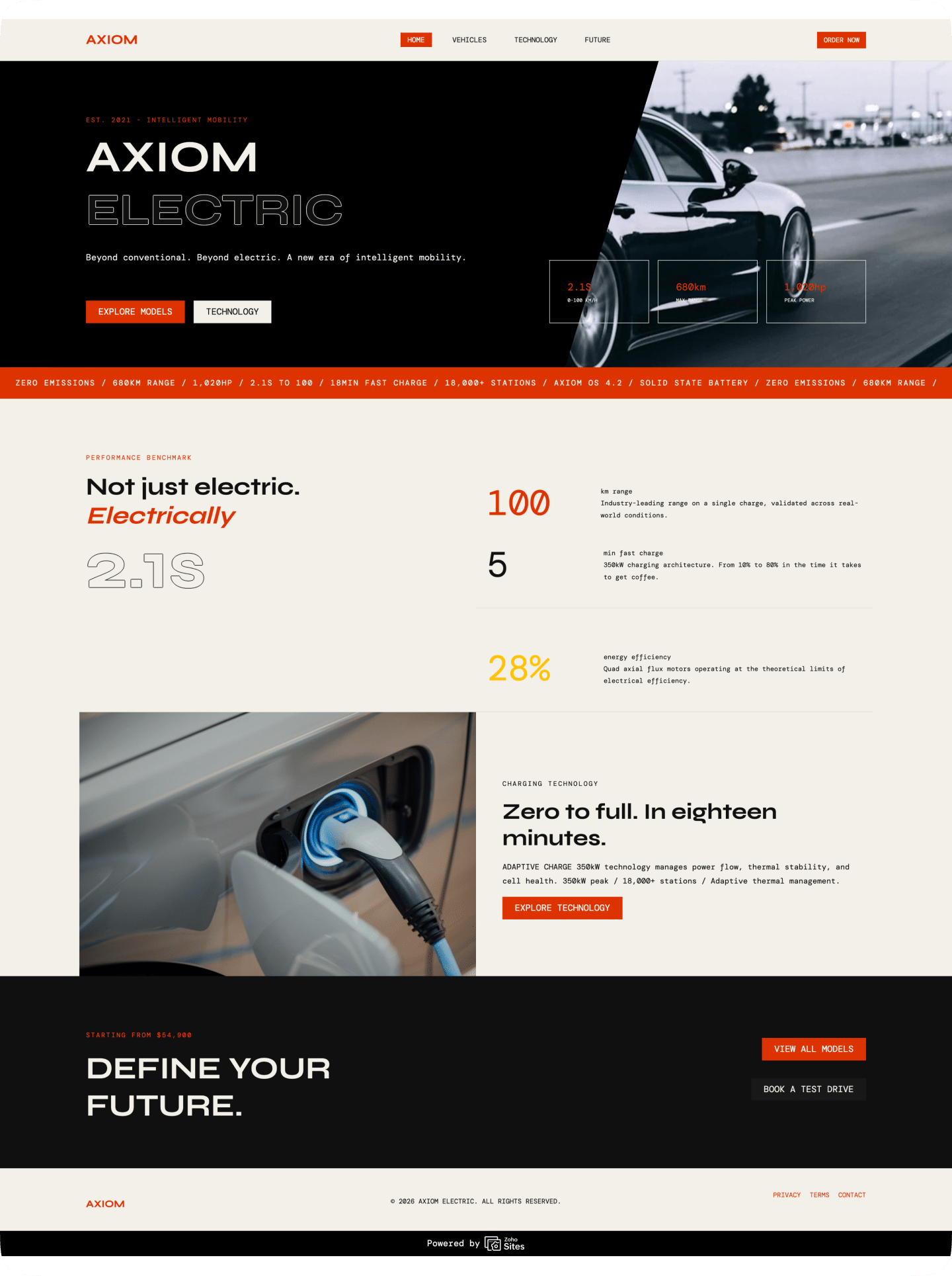 Virzuals VR headset store website template