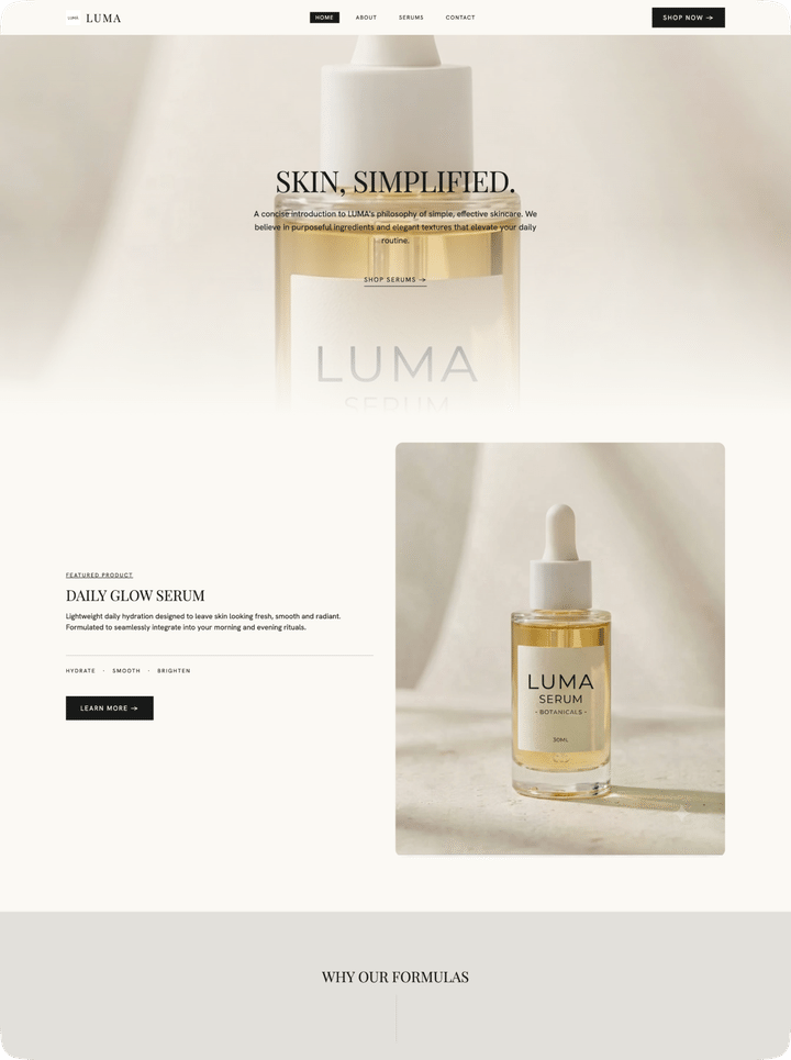True Blooms flower shop website template