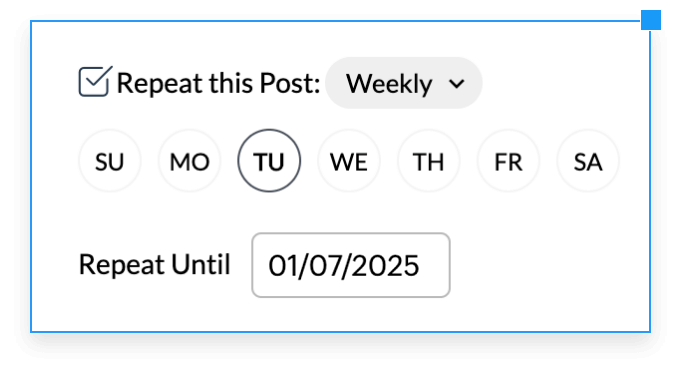 Say it more than once, with Repeat