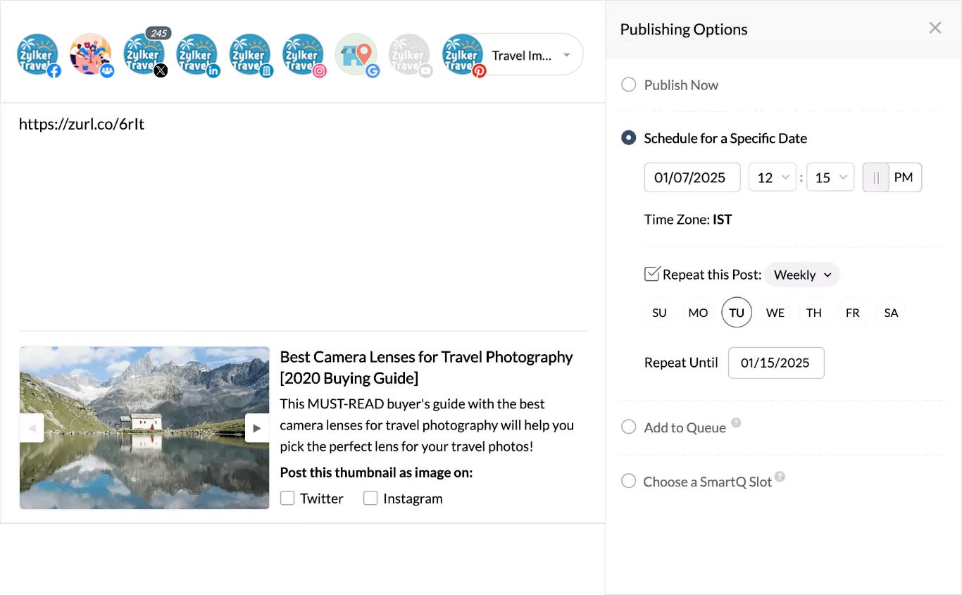 Say it more than once, with Repeat