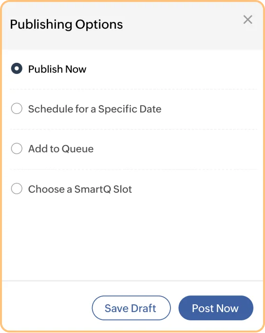 Publish simply and seamlessly